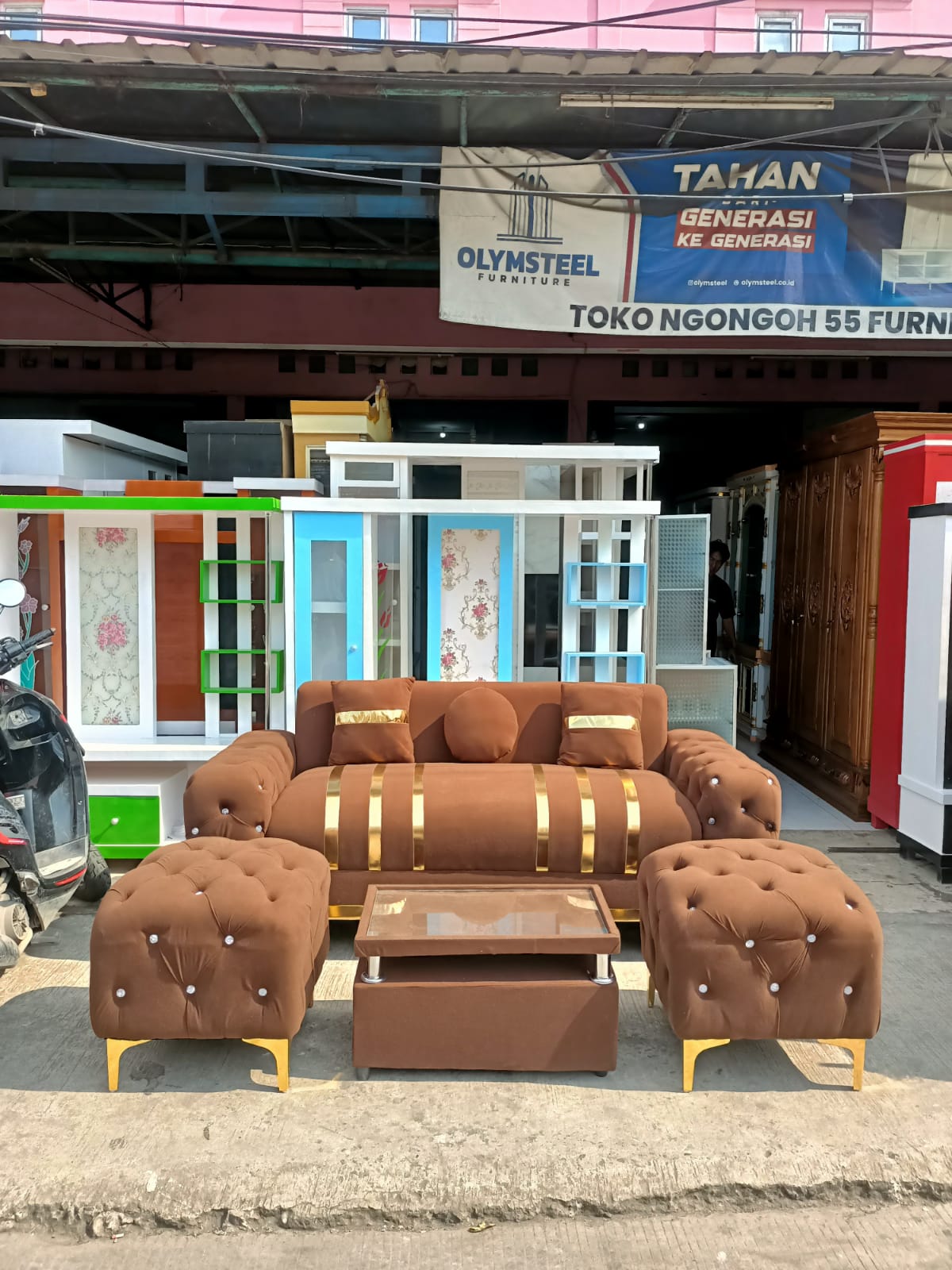 SOFA ISABEL SEATER 3 2PUK SATA [PUSAT]