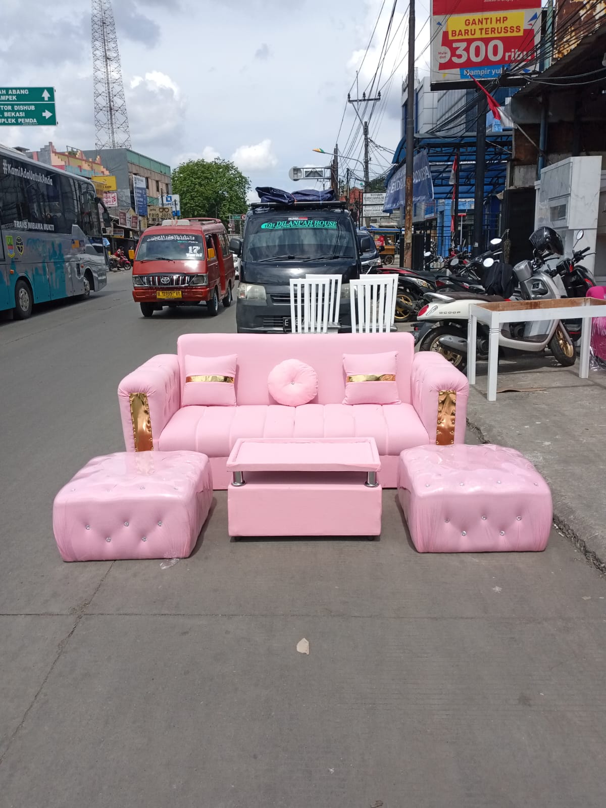 SOFA ISABEL SEATER 3 2PUK SATA [PUSAT]